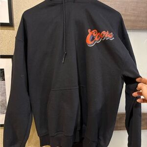 Coors cowboy Black Hoodie